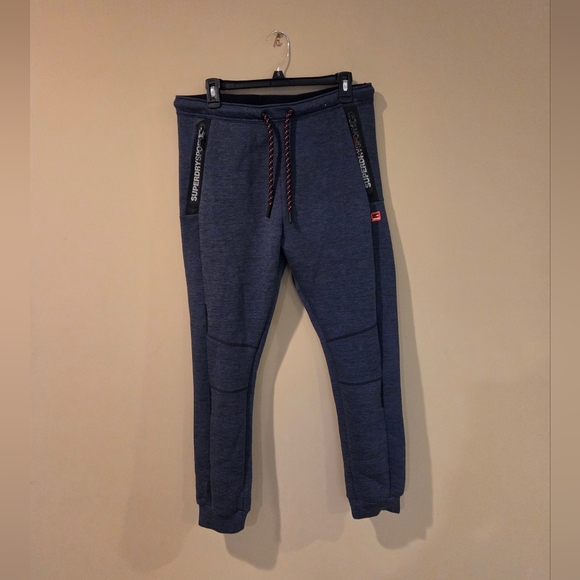 SUPERDRY Sport Grey Gym Tech Joggers - Picture 2 of 5